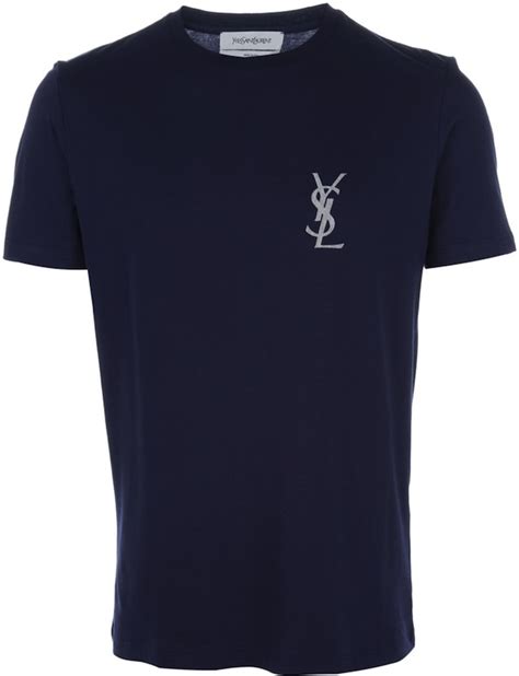 yves saint laurent tshirt logo uomo|saint laurent graphic t shirt.